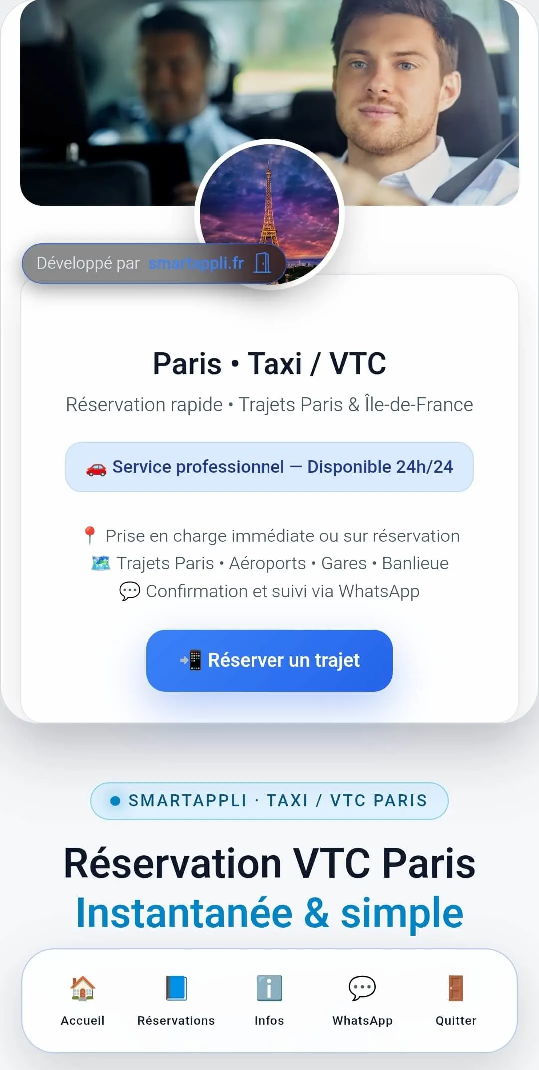 VTC Paris